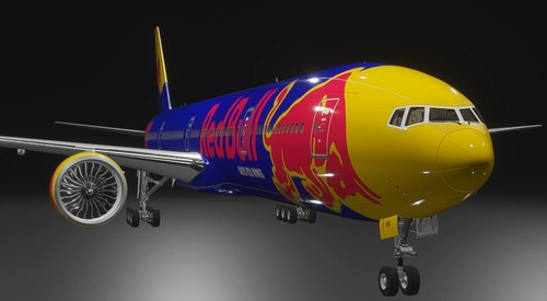 PMDG Boeing 777-300ER Red Bull