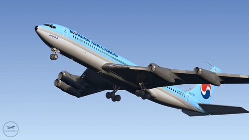 Korean Air Cargo (HL7431) [Boeing 707-320C]