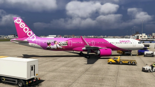 [iniBuilds A321LR] Peach Aviation JA910P Members-only Restaurant [Fictional]