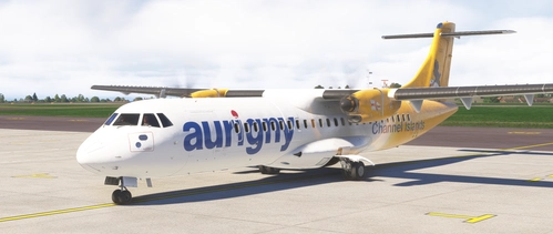 Aurigny Air Services G-COBO - Puffin tail