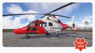 Taog's AS365 - HM Coastguard (fictional)