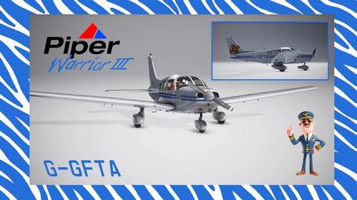JustFlight Piper PA28-161 Warrior II 'G-GFTA'