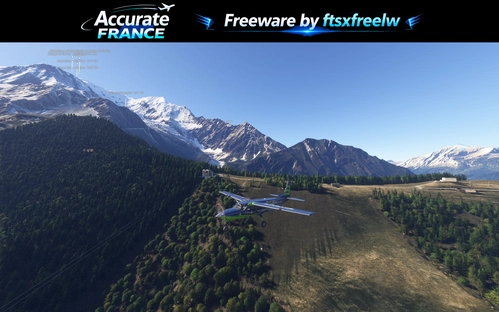 Improvement of the aerial around Chamonix valley and Mont-Blanc