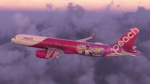 [iniBuilds A321LR] Peach Aviation JA911P Giant student [Fictional]
