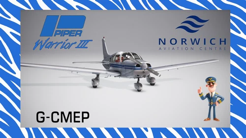 JustFlight Piper PA28-161 Warrior II Norwich Aviation Centre 'G-CMEP'