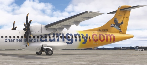 Aurigny Air Services G-COBO /AURIGNY.COM livery