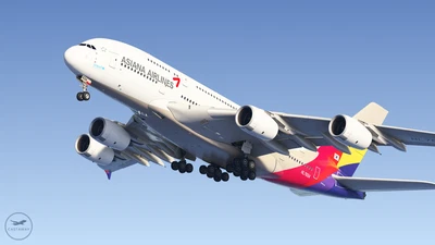 Asiana Airlines (HL7634) [Airbus A380-800]