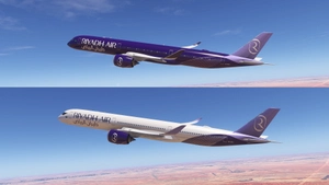 iniBuilds A350-1000 | Riyadh Air | Dark + Light liveries thumbnail 1