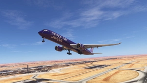 iniBuilds A350-1000 | Riyadh Air | Dark + Light liveries thumbnail 6