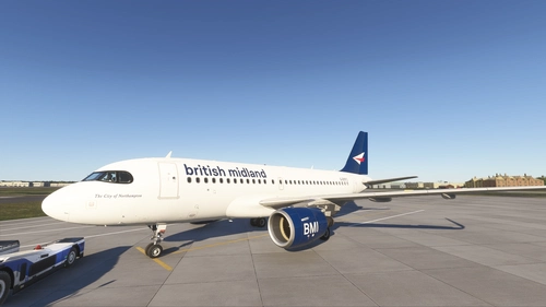 British Midland Virtual A319 G-BMFC 'The City of Northampton'