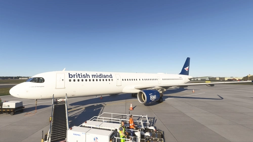 British Midland Virtual A321 G-BMFF 'The City of Nottingham'