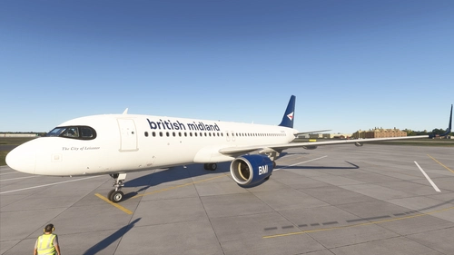British Midland Virtual A320 G-BMFE 'The City of Leicester'