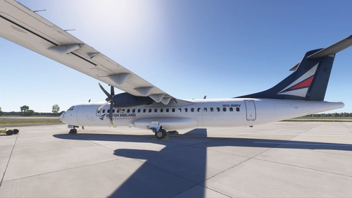 British Midland Virtual ATR-72 G-BMRV 'The Market Town of Market Harborough'