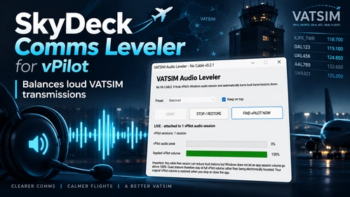 Skydeck Comms Lever