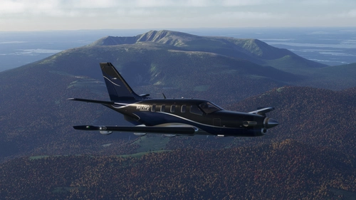 N477DP | Katahdin Executive Charter | Black Square TBM 850