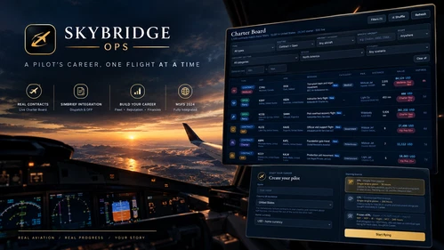SkyBridge - Pilot Career & Charter App