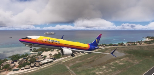 Air Jamaica 6Y-JMB [Fictional] iFly 737 Max 8
