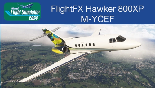 FlightFX Hawker 800XP M-YCEF