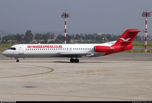 Skyward Express 5Y-SKC | Just Flight Fokker 100 | 8K