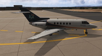 FlightFX Hawker 800XP - Dinosaurs (Dynamic Registration)