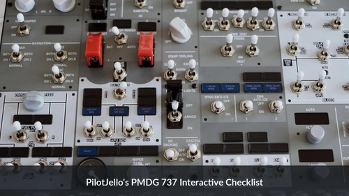 PilotJello's PMDG 737 Interactive Checklist