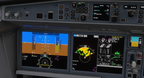 Weather Radar + Terrain on VSD For Synaptic A220