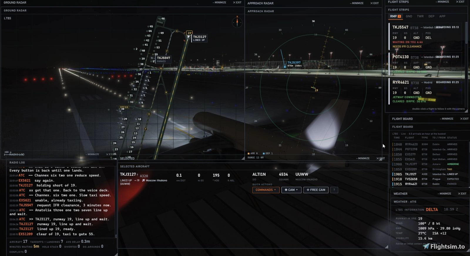 Airside ATC Simulator for Microsoft Flight Simulator 2024