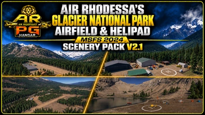Air Rhodessa's Glacier National Park Airfields & Helipads V2.1