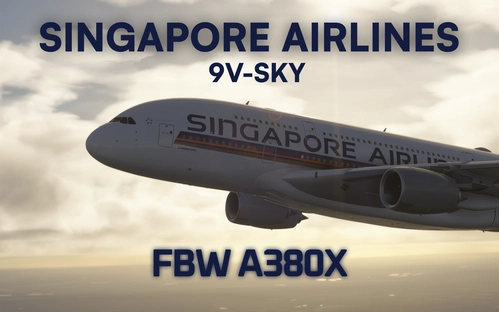 SIA A380X (9V-SKY)