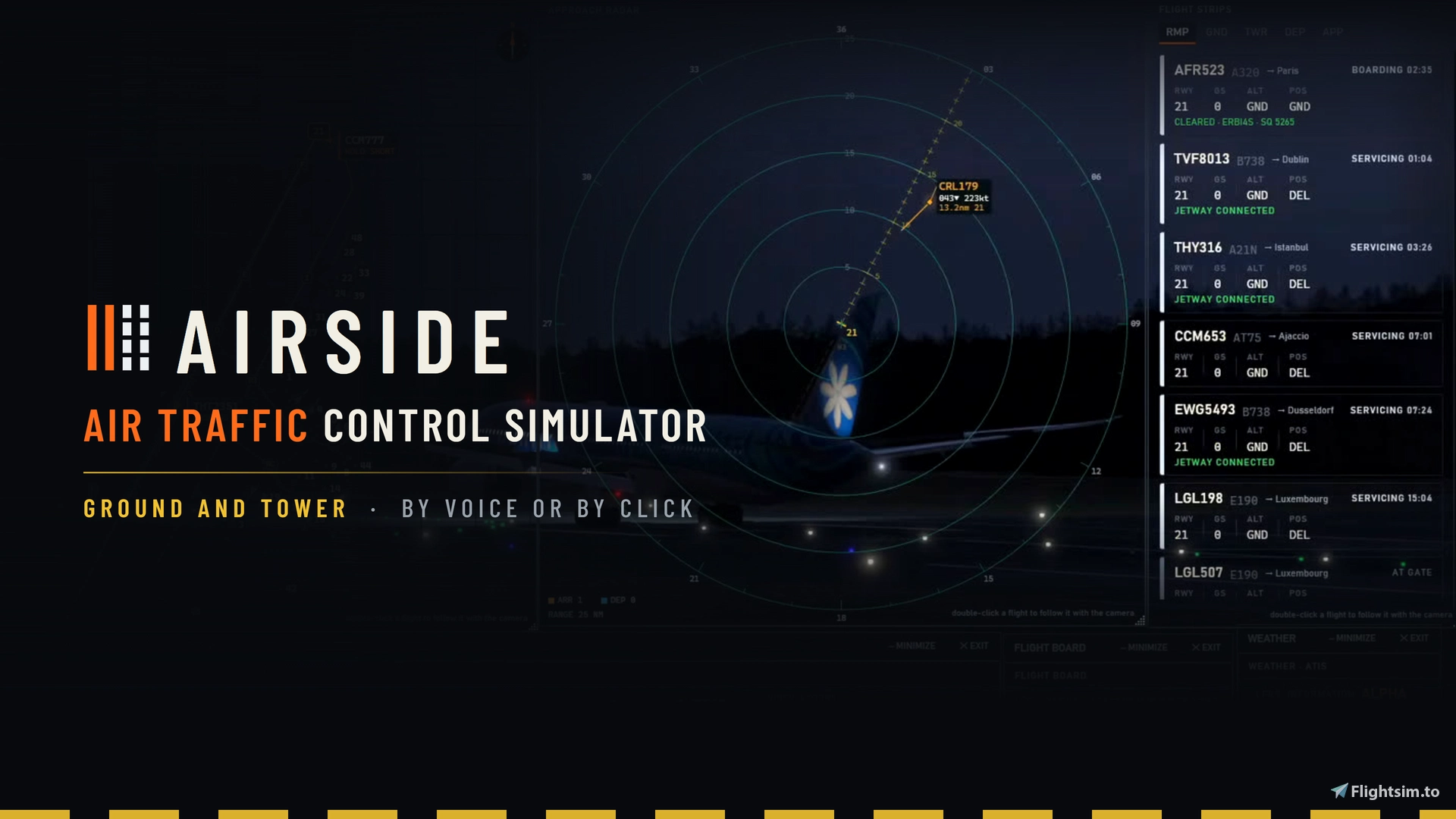 Airside ATC Simulator for Microsoft Flight Simulator 2024