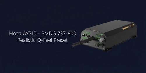 Moza AY210 – PMDG 737-800 Realistic Force Feedback Preset (MSFS 2024)