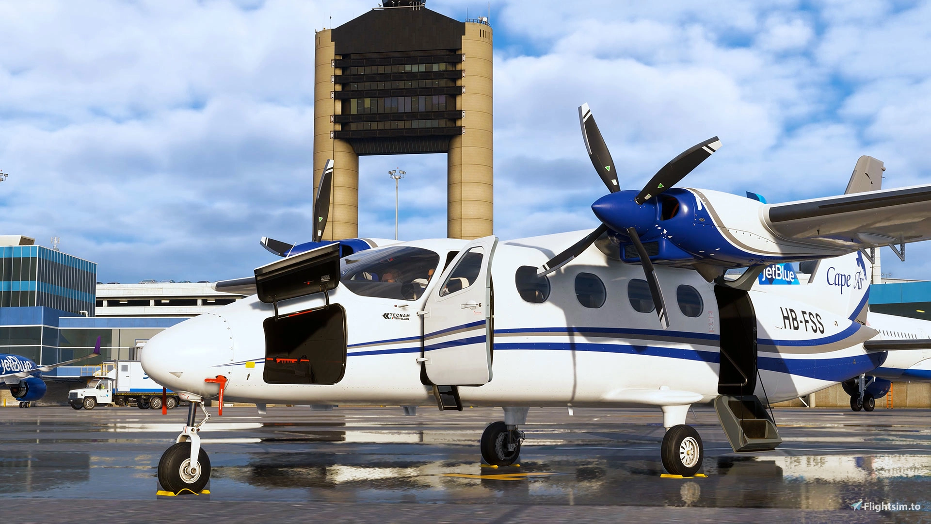 FlightSim Studio - Tecnam P2012 Traveller - Version 2