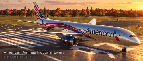 American Airlines (Fictional) 787-9 Livery
