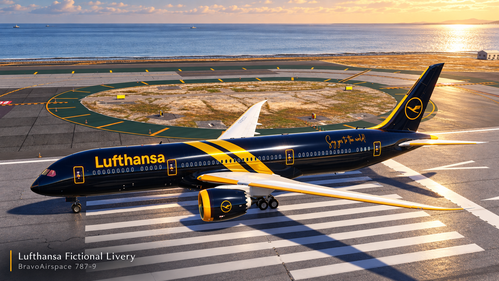 Lufthansa Boeing 787-9 | Fictional | Cabin Included