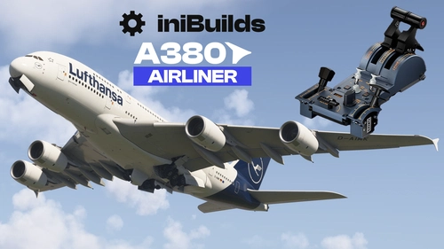 Inibuilds Airbus A380-800 | WINCTRL(Winwing) Throttle Metal & PAC Metal | Mobiflight Profile