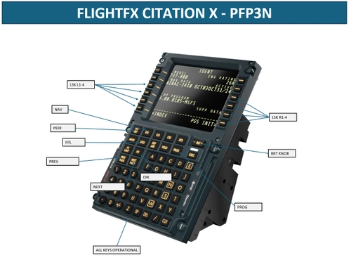 FlightFX Citation X FMC for WINCTRL PFP3N