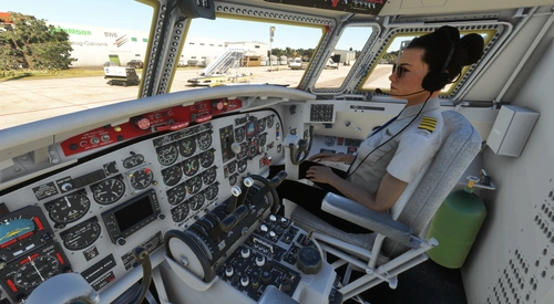 Fairchild-Hiller FH-227B Visible Co-Pilot