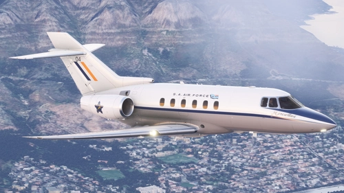 South African Air Force (SAAF) Hawker 800XP Serial 04 Fictional