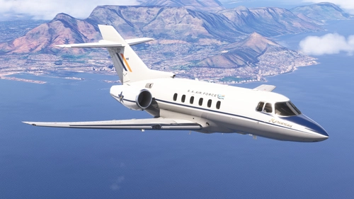 South African Air Force (SAAF) Hawker 800XP Serial 07 Fictional