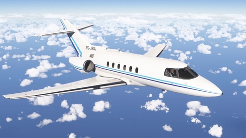 South African Air Force (SAAF) Hawker 800XP ZS-JBA Fictional