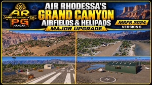 Air Rhodessa's Grand Canyon Airfields & Helipads — Major Upgrade V6.1 thumbnail 1