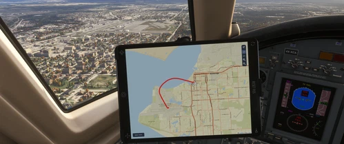 FlightFX Citation X 2.2.0 - Map + LIDO Chart Fix