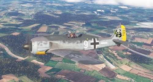 Focke Wulf FW-190 JG 26 'weisse 9' Adolf Glunz