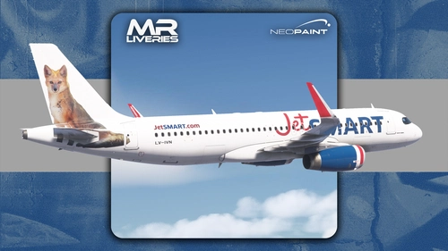 Fenix Airbus A320 - JetSMART Argentina LV-IVN (Zorro Culpeo)