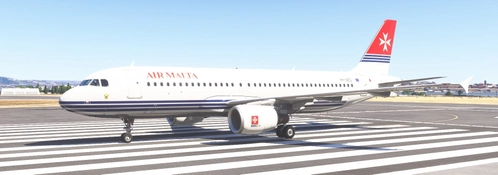 Air Malta - Airbus A320 - Fenix - older Livery