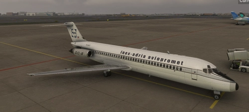 SkySim DC-9-30 Inex Adria Livery