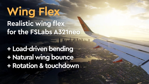 Realistic Wing Flex for FSLabs A321neo