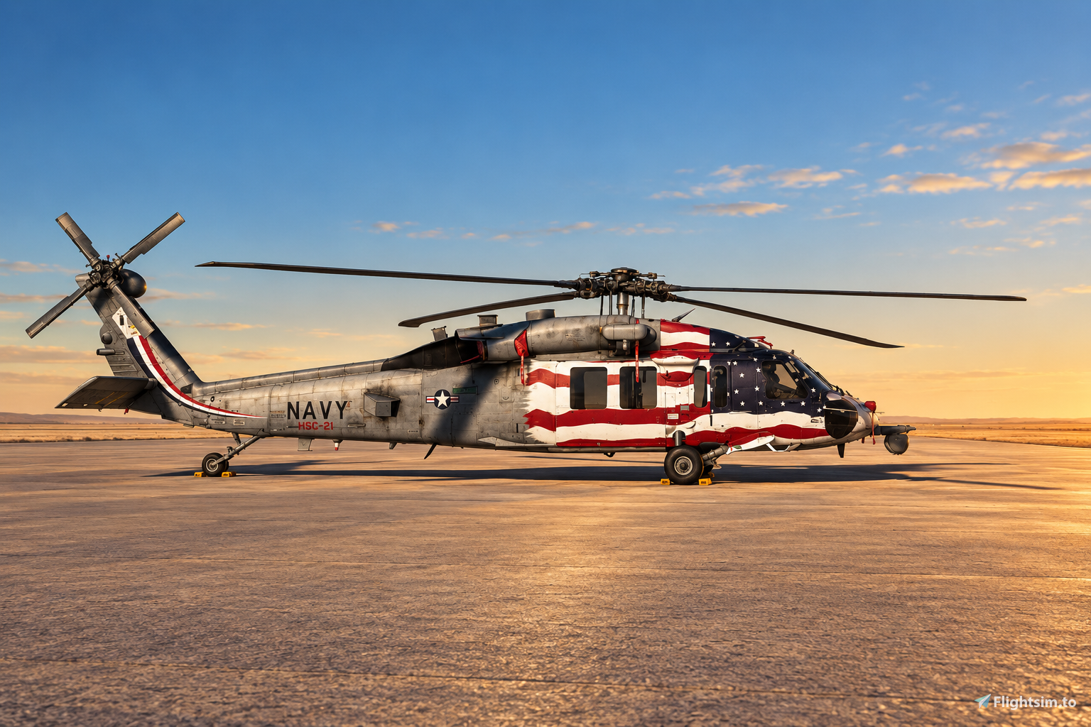 HSC-21 “BlackJacks” — MH-60S “Betsy” - Aircraft Liveries for MSFS