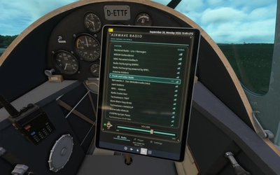 Airwave Radio Addon & Media Player for EFB