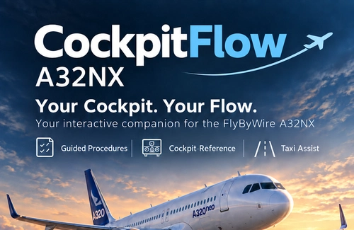 • CockpitFlow A32NX - Interactive Flight Companion & Guided Checklists